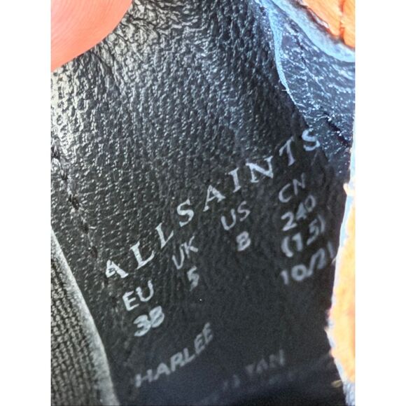 All Saints Harlee Chelsea Lug Sole Boot Size 8US Brown NEW - Picture 6 of 7